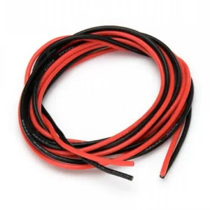 Câble silicone Rouge + Noir 22 AWG - 1 Mètre Remise