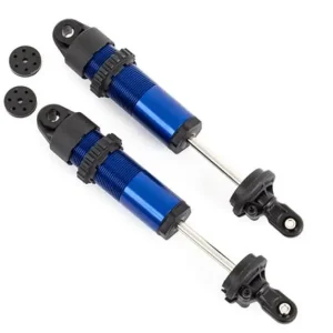 2 Amortisseurs long GT-maxx alu bleu Traxxas 9661 Sledge 1/8 Dernière Chance