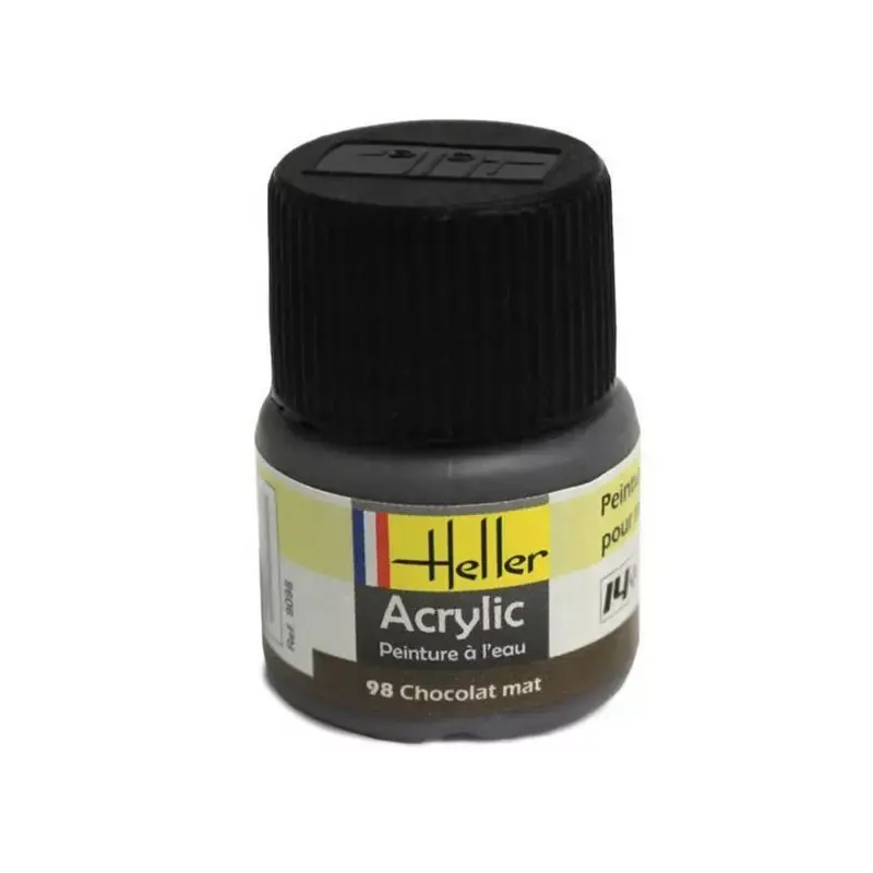 HELLER 9098 Chocolat Mat Heller 98 Acrylique - 12ml Offre Spéciale