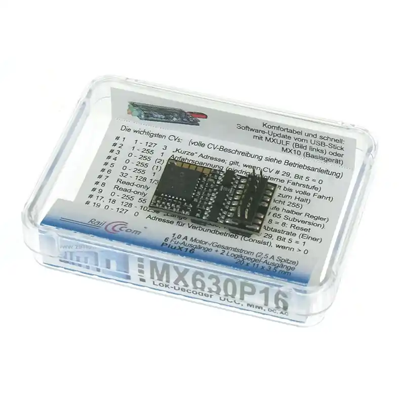 ZIMO MX630P16 Décodeur Numérique plux16 - Échelle HO Dernière Chance