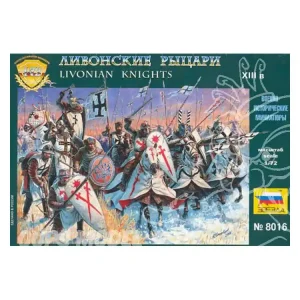 ZVEZDA maquette figurines 8016 Chevaliers Livoniens 1/72 Offre Limitée