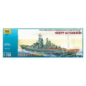Zvezda maquette bateau 9017 Croiseur Russe Pyotr Velikiy 1/700 Promotion