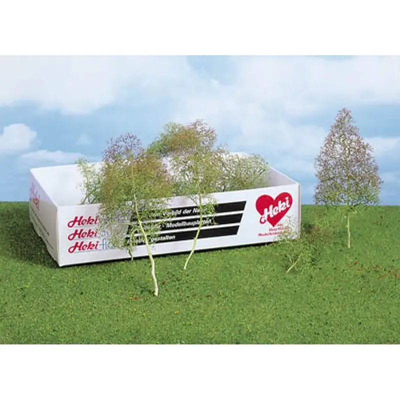 15 Arbres et buissons naturels - Vert - HEKI 1630 - Échelle HO / TT / N / Z Achetez Aujourd'hui