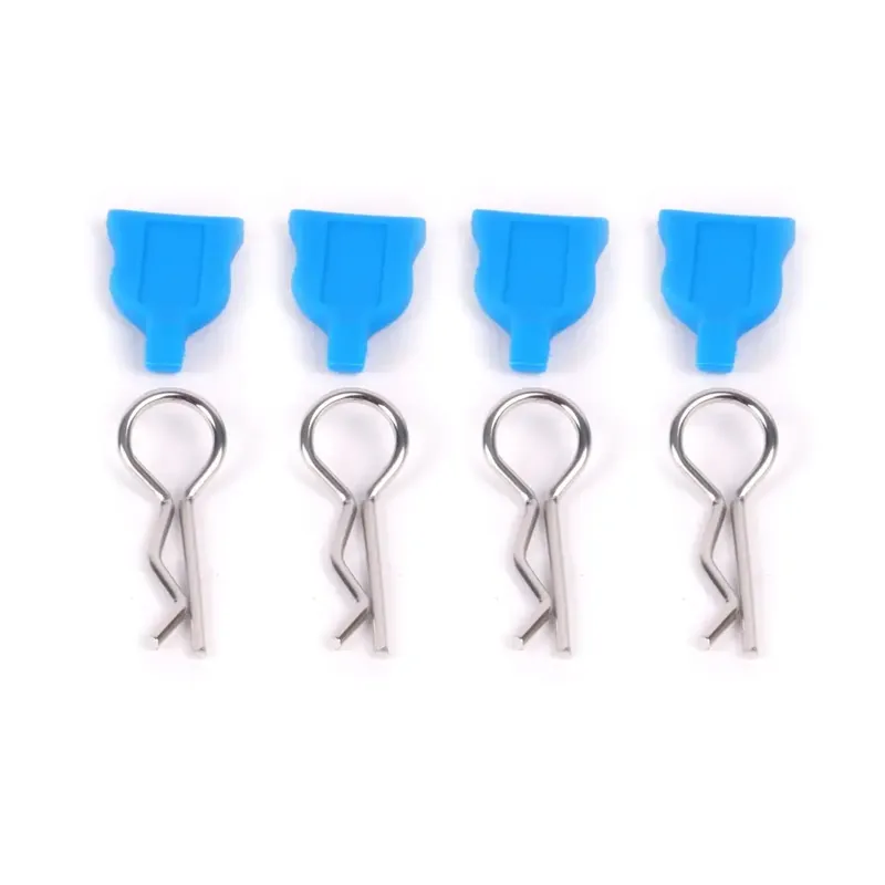 4 clips de carrosserie safety bleu - T2M T422670B - 1/10 Achetez Aujourd'hui