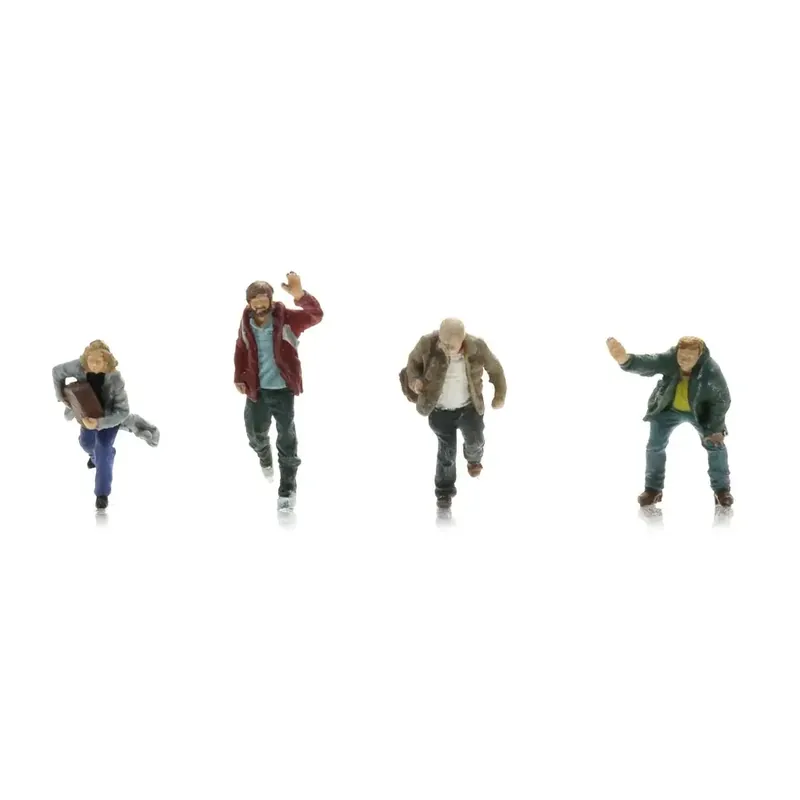 4 voyageurs pressés - Artitec 5870119 - HO 1/87 Livraison Express
