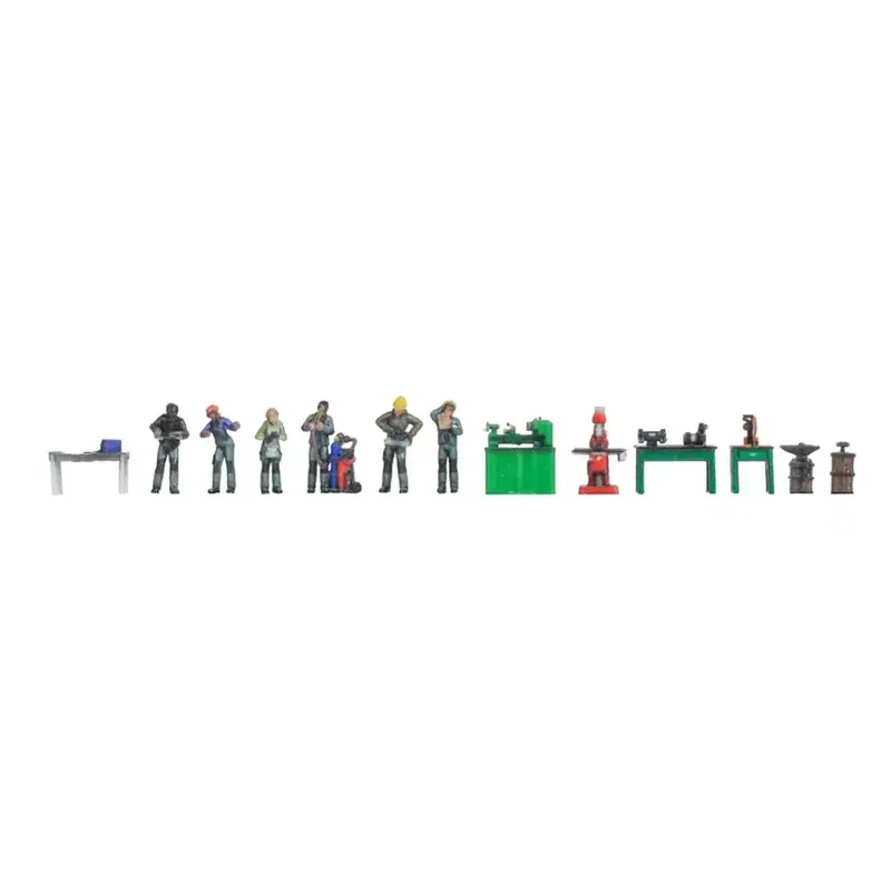 Prix Choc Coffret de figurines thématiques « Traitement des métaux » Noch 35904 - N 1/160