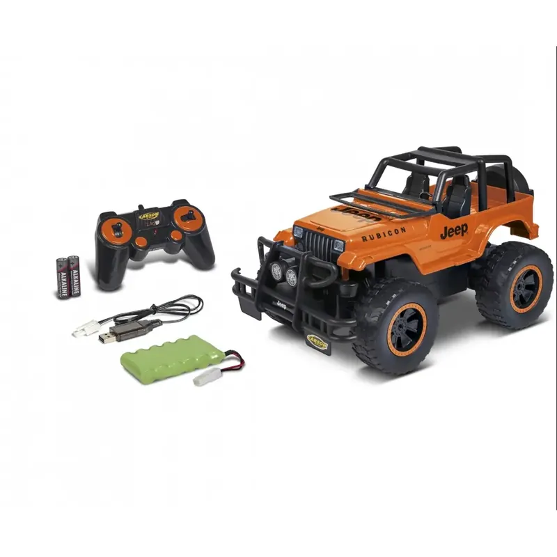 Jeep Wrangler 2.4G 100% RTR orange - Carson 500404270 - 1/12 Dernière Chance