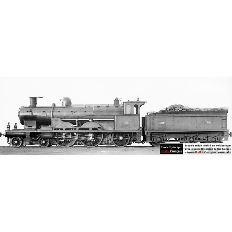[Kit] Locomotive à Vapeur AMF87 E132 Kit 221 Atlantic - HO 1/87 - SNCF / PO Satisfait Ou Remboursé