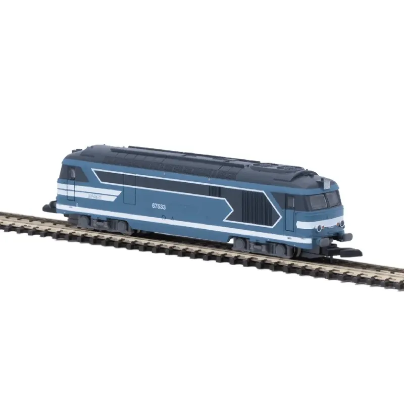 Solde Locomotive Diesel BB 67533 bleue - Azar Models L01-BL4D - Z 1/220 - SNCF - 2R - EP IV - Digital