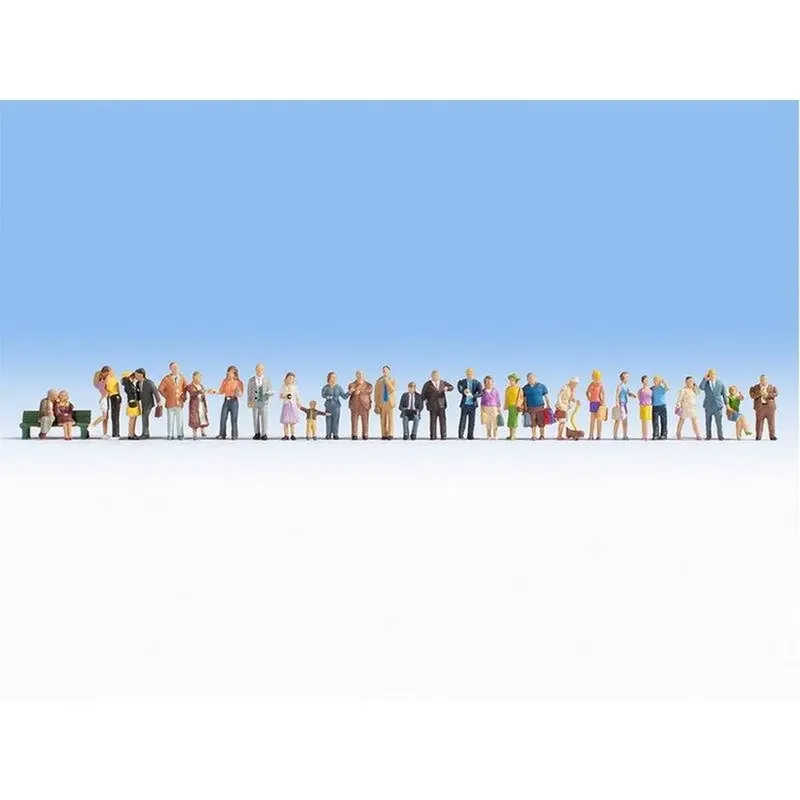 Lot de 30 personnages à la ville Noch 16043 - HO 1/87 - Set économique Must-Have