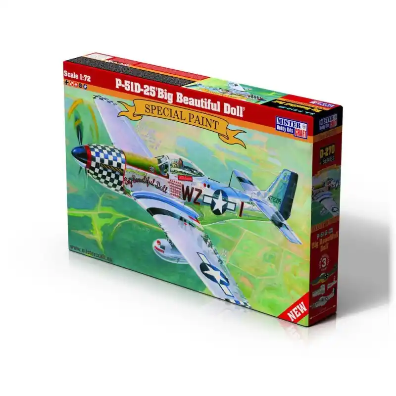 Offre Exclusive MISTERCRAFT D-270 MAQUETTE P-51D-25 "BIG BEAUTIFUL DOLL" 1/72