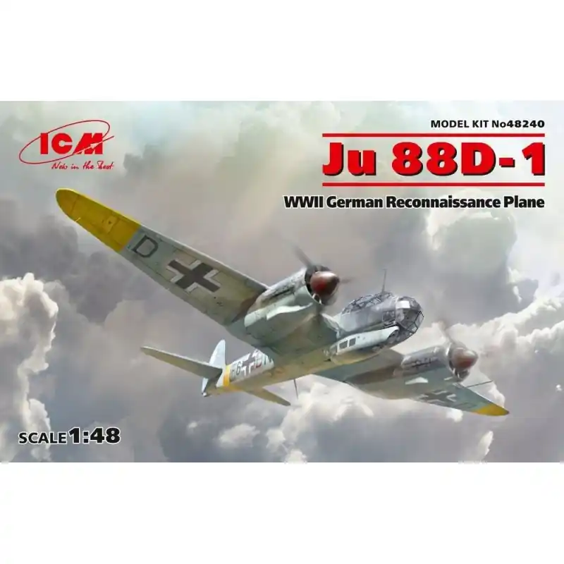 Prix Réduit ICM 48240 MAQUETTE JU 88D-1,WWII GERMAN RECONNAISSANCEPLANE 1/48