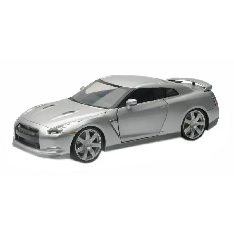 [HC] - NISSAN GT-R 2009 Coloris Gris Window Box Red 1/24 Promotion