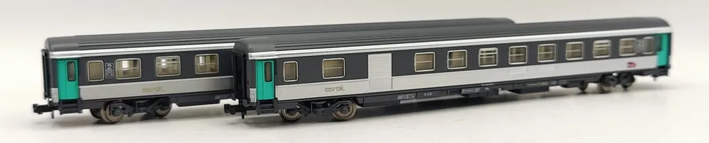SET DE 2 VOITURES VOYAGEURS CORAIL BU11 + B6DU SNCF Pas Cher