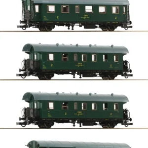 *SOLDES* - COFFRET DE 4 PIÈCES TRAIN DE VOYAGEURS CSD Achat Immédiat