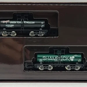 *SOLDES* - COFFRET 2 WAGONS CITERNE UNION TEXAS/SHAMROCK Commander Vite