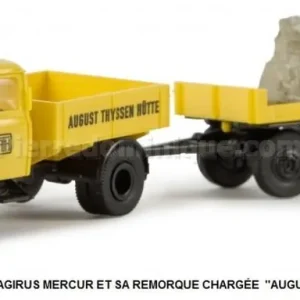 *SOLDES* - CAMION MAGIRUS MERCUR ET SA REMORQUE CHARGÉE ‘‘AUGUST THYSSEN HÜTTE‘‘ (D) Expédié Aujourd'hui