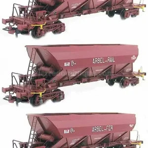 *SOLDES* - COFFRET 3 WAGONS TREMIE EX T1 Ep.IV “ARBEL” (FEUX FIN DE CONVOI) Bon Marché