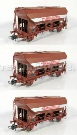 *SOLDES* - COFFRET 3 WAGONS TREMIE TRANSCEREALES SNCF Marque