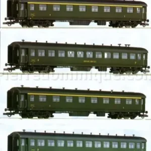 *SOLDES* - COFFRET 4 VOITURES VOYAGEURS SNCF Offre Du Jour