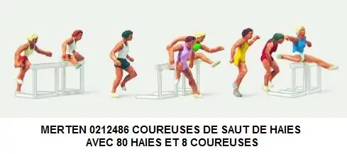 *SOLDES* - COUREUSES DE SAUT DE HAIES AVEC 80 HAIES ET 8 COUREUSES Meilleur Prix
