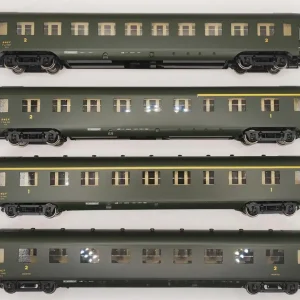 *SOLDES* - COFFRET 4 VOITURES DEV A O U46 SNCF - (DEPOT VENTE) Top Vente