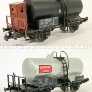 *SOLDES* - COFFRET DE 2 WAGONS CITERNE SNCF EP III Offre Exclusive