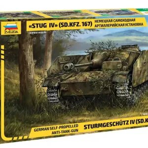 Zvezda SDKFZ 167 Sturmgeschutz IV Commander Maintenant