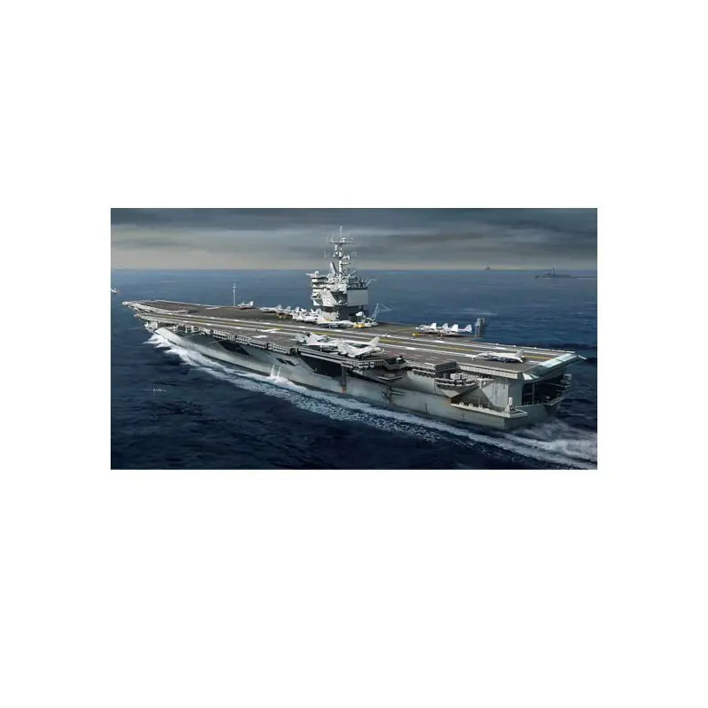 Maquette de Bateau en plastique USS Enterprise CVN-65 1/600 Marque