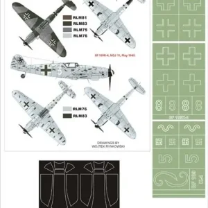 Montex K24036 Bf 109K-4 Trumpeter Bon Marché