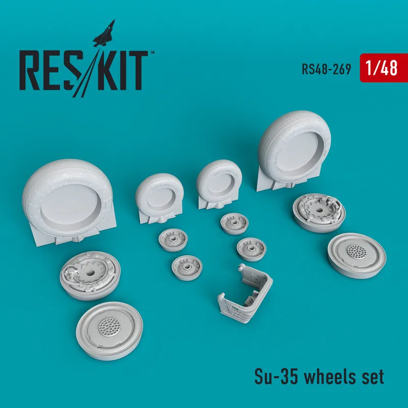 DISCONTINUED RES/KIT 48-0269 Su-35 wheels set Paiement Sécurisé