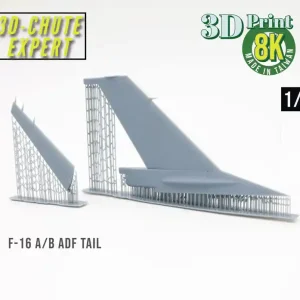 3D-CHUTE EXPERT 0110559 General Dynamics F-16 ADF - Vertical Tail Bon Plan