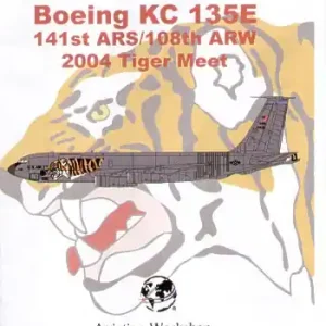 Model Alliance 729012 Boeing KC-135E (1 scheme) - 71431 141 ARS/108 ARW New Jersey ANG 2004 Tiger Meet Satisfait Ou Remboursé